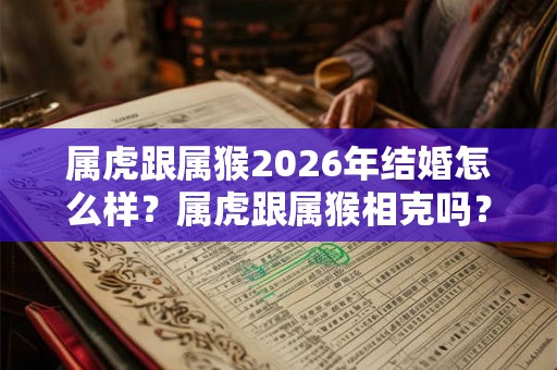 属虎跟属猴2026年结婚怎么样？属虎跟属猴相克吗？