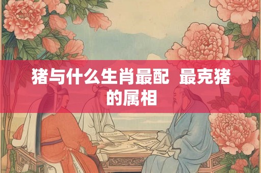猪与什么生肖最配 最克猪的属相 猪与什么生肖最配 最克猪的属相