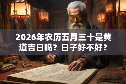 2026年农历五月三十是黄道吉日吗?日子好不好? 2026年农历五月三十是黄道吉日吗?日子好不好?