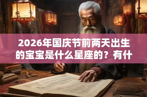 2026年国庆节前两天出生的宝宝是什么星座的？有什么优缺点？