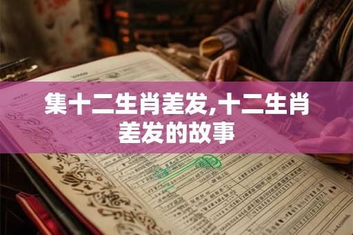 集十二生肖差发,十二生肖差发的故事