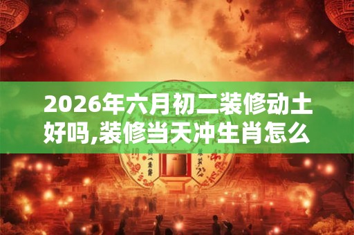 2026年六月初二装修动土好吗,装修当天冲生肖怎么化解