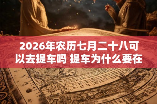 2026年农历七月二十八可以去提车吗 提车为什么要在上午