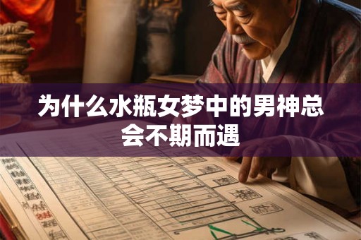 为什么水瓶女梦中的男神总会不期而遇