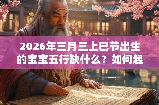 2026年三月三上巳节出生的宝宝五行缺什么？如何起名字？