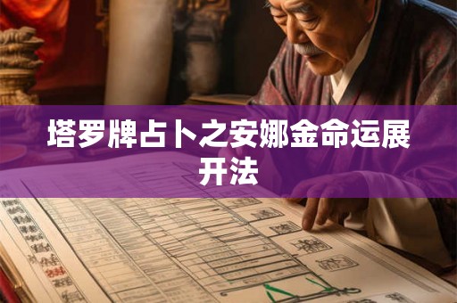 塔罗牌占卜之安娜金命运展开法