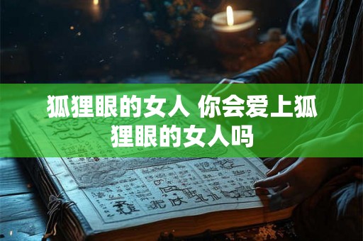 狐狸眼的女人 你会爱上狐狸眼的女人吗