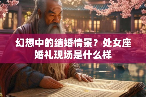 幻想中的结婚情景？处女座婚礼现场是什么样