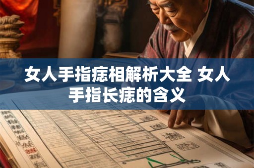 女人手指痣相解析大全 女人手指长痣的含义