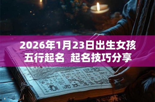 2026年1月23日出生女孩五行起名  起名技巧分享