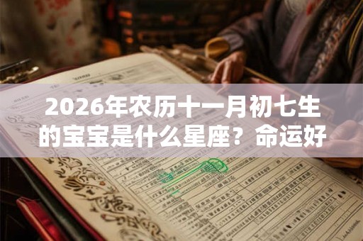 2026年农历十一月初七生的宝宝是什么星座？命运好不好？