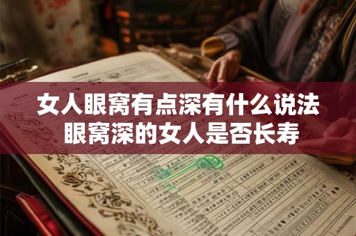 女人眼窝有点深有什么说法 眼窝深的女人是否长寿