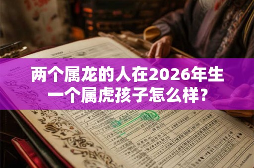 两个属龙的人在2026年生一个属虎孩子怎么样? 两个属龙的人在2026年生一个属虎孩子怎么样?