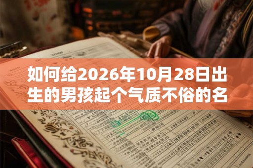 如何给2026年10月28日出生的男孩起个气质不俗的名字