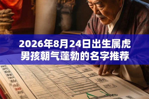 2026年8月24日出生属虎男孩朝气蓬勃的名字推荐