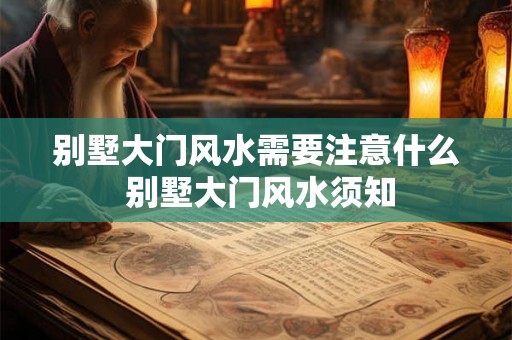 别墅大门风水需要注意什么 别墅大门风水须知 别墅大门风水需要注意什么 别墅大门风水须知