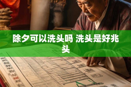 除夕可以洗头吗 洗头是好兆头