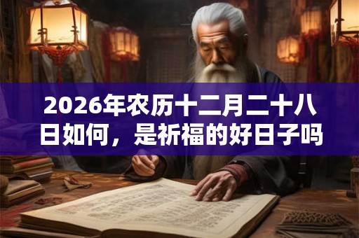 2026年农历十二月二十八日如何，是祈福的好日子吗？