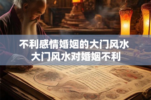 不利感情婚姻的大门风水 大门风水对婚姻不利