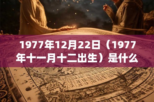 1977年12月22日（1977年十一月十二出生）是什么命_命运如何