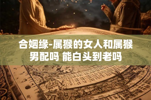 合姻缘-属猴的女人和属猴男配吗 能白头到老吗