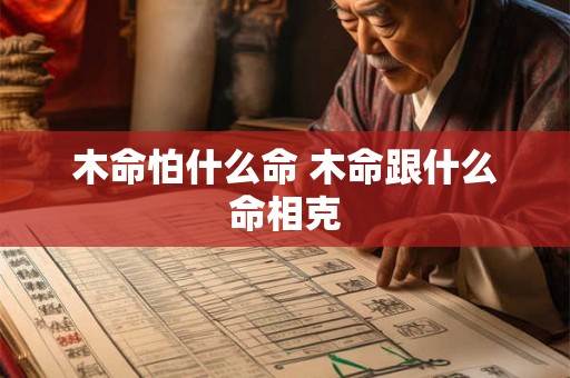 木命怕什么命 木命跟什么命相克