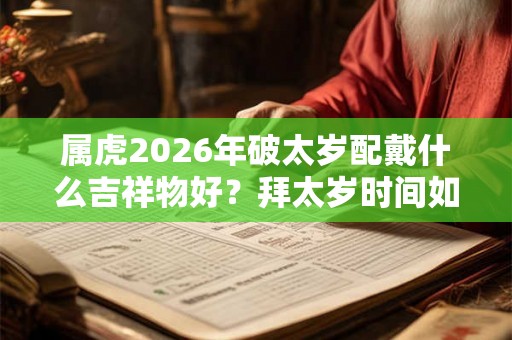 属虎2026年破太岁配戴什么吉祥物好？拜太岁时间如何选择？