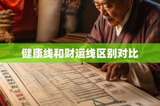 健康线和财运线区别对比