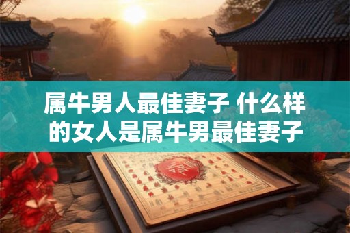 属牛男人最佳妻子 什么样的女人是属牛男最佳妻子