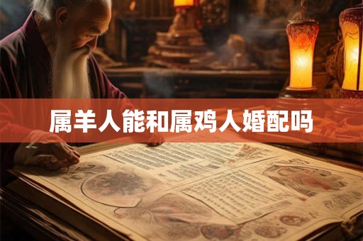 属羊人能和属鸡人婚配吗