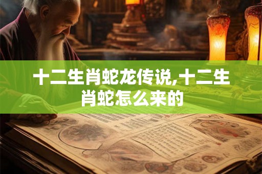 十二生肖蛇龙传说,十二生肖蛇怎么来的