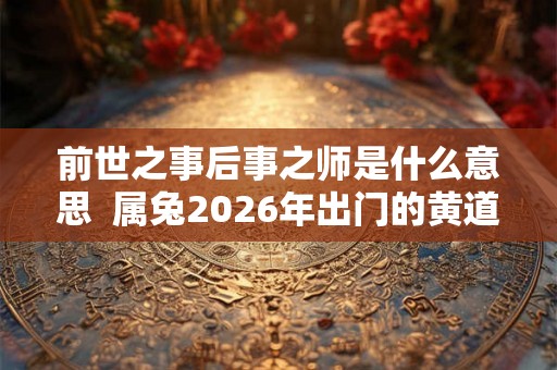 前世之事后事之师是什么意思  属兔2026年出门的黄道吉日