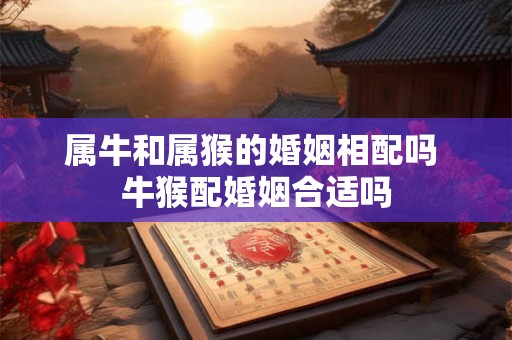 属牛和属猴的婚姻相配吗 牛猴配婚姻合适吗