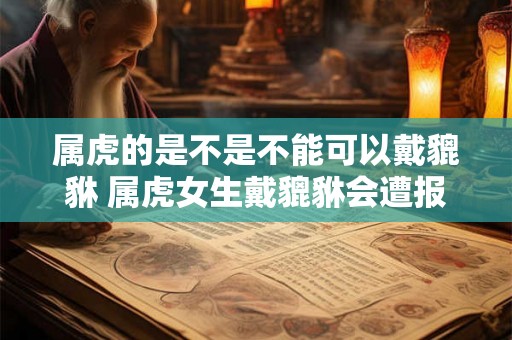 属虎的是不是不能可以戴貔貅 属虎女生戴貔貅会遭报应吗