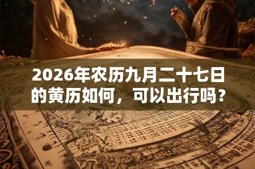2026年农历九月二十七日的黄历如何，可以出行吗？