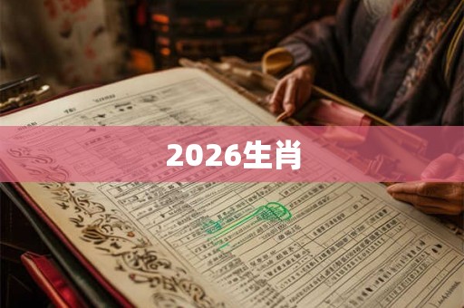 2026生肖