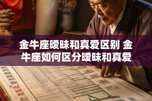 金牛座暧昧和真爱区别 金牛座如何区分暧昧和真爱 金牛座暧昧和真爱区别 金牛座如何区分暧昧和真爱