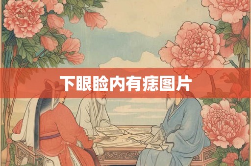 下眼睑内有痣图片