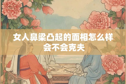 女人鼻梁凸起的面相怎么样 会不会克夫