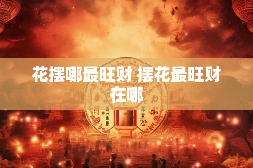 花摆哪最旺财 摆花最旺财在哪