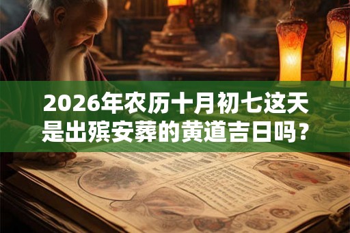 2026年农历十月初七这天是出殡安葬的黄道吉日吗？
