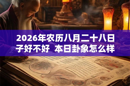 2026年农历八月二十八日子好不好  本日卦象怎么样