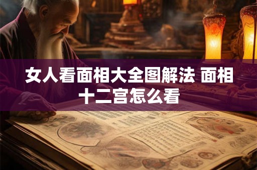 女人看面相大全图解法 面相十二宫怎么看 女人看面相大全图解法 面相十二宫怎么看