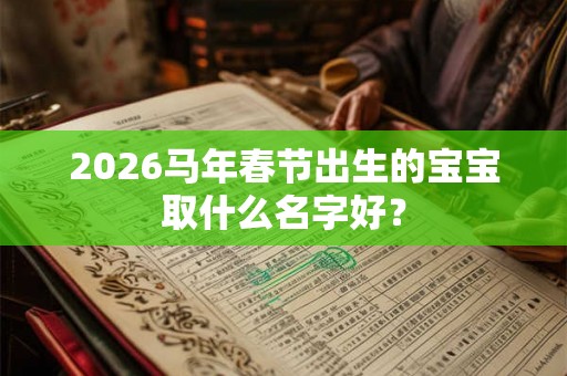2026马年春节出生的宝宝取什么名字好？