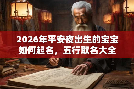 2026年平安夜出生的宝宝如何起名，五行取名大全