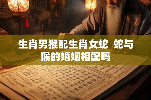 生肖男猴配生肖女蛇  蛇与猴的婚姻相配吗