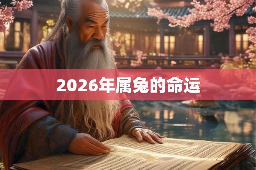 2026年属兔的命运