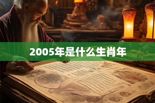 2005年是什么生肖年 2005年是什么生肖年