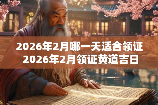 2026年2月哪一天适合领证 2026年2月领证黄道吉日