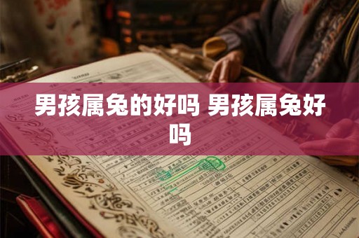 男孩属兔的好吗 男孩属兔好吗